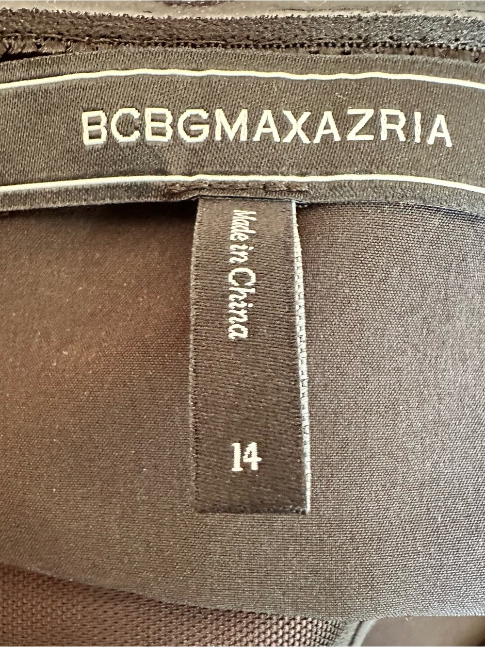 BCBGMAXAZRIA Oly Black Tiered Tulle Corset Maxi Gown Dress Sz 14 - Picture 10 of 10